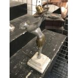 ART DECO FIGURAL TABLE LAMP -38CM