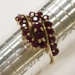 9CT GOLD & RUBY RING