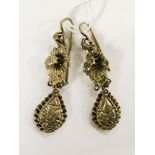 ANTIQUE EARRINGS WITH DIAMONDS
