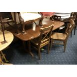 G PLAN TABLE & FOUR CHAIRS