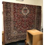 FINE CENTRAL PERSIAN KASHAN CARPET 365CM X 245CM