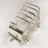 SILVER PLATED TOAST RACK