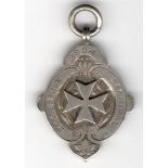 1904 ECCLESHILL CARNIVAL HALLMARKED SILVER FOB MEDAL