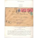 COVER SENT TO FUHRER U REICHSKANZLER 1938 VILLACH AUSTRIA TO BERCHTESGARDEN GERMANY