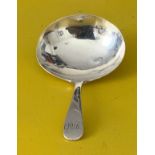 HALLMARKED SILVER TEA CADDY SPOON