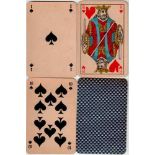 FRANCE GATTEAUX FRENCH BRIDGE PLAYING CARDS 52/52, 1900