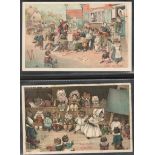 TWO EARLY POSTCARDS BY LOUIS WAIN IN ACCEPTABLE CONDITION