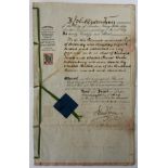 1901 POWER OF ATTORNEY DOCUMENT WITH REVENUE STAMP AND SEAL