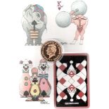 USA CIRCUS TRANSFORMATION PLAYING CARDS BY ROBERT SCHICK RIP LTD ED 1988