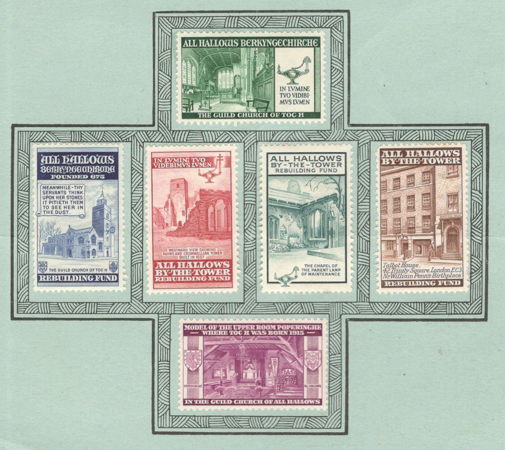 TALBOT HOUSE MEMBERS TICKET & SPECIAL SET OF STAMPS