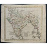 EARLY MAP OF HINDOSTAN OR INDIA FROM THE BEST AUTHORITIES