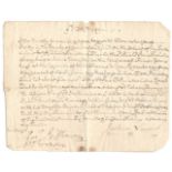 1749 MANUSCRIPT DOCUMENT