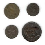 SELECTION OF EARLY BRITISH TOKENS