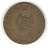 TWO HALFPENNY TOKENS 1811 & 1793