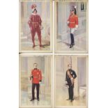 VINTAGE ITALIAN POSTCARDS OF CORPI ARMATI PONTIFICI - PONTIFICAL GENDARMERIE, PAPAL CARABINIERI (8)