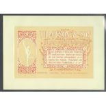 PRINTERS & ENGRAVERS TILLOTSON & SON EMBOSSED SAMPLER BUSINESS CARD BOLTON - LONDON - BIRMINGHAM