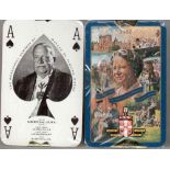 WCMP QUEEN MOTHER 80TH BIRTHDAY DOUBLE BRIDGE PLAYING CARDS 1980