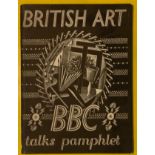 BBC BRITISH ARTS TALKS PAMPHLET