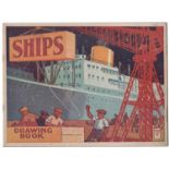 SHIPS DRAWING BOOK PUBLISHED BY P.M. (PRODUCTIONS) LTD LONDON & LETCHWORTH