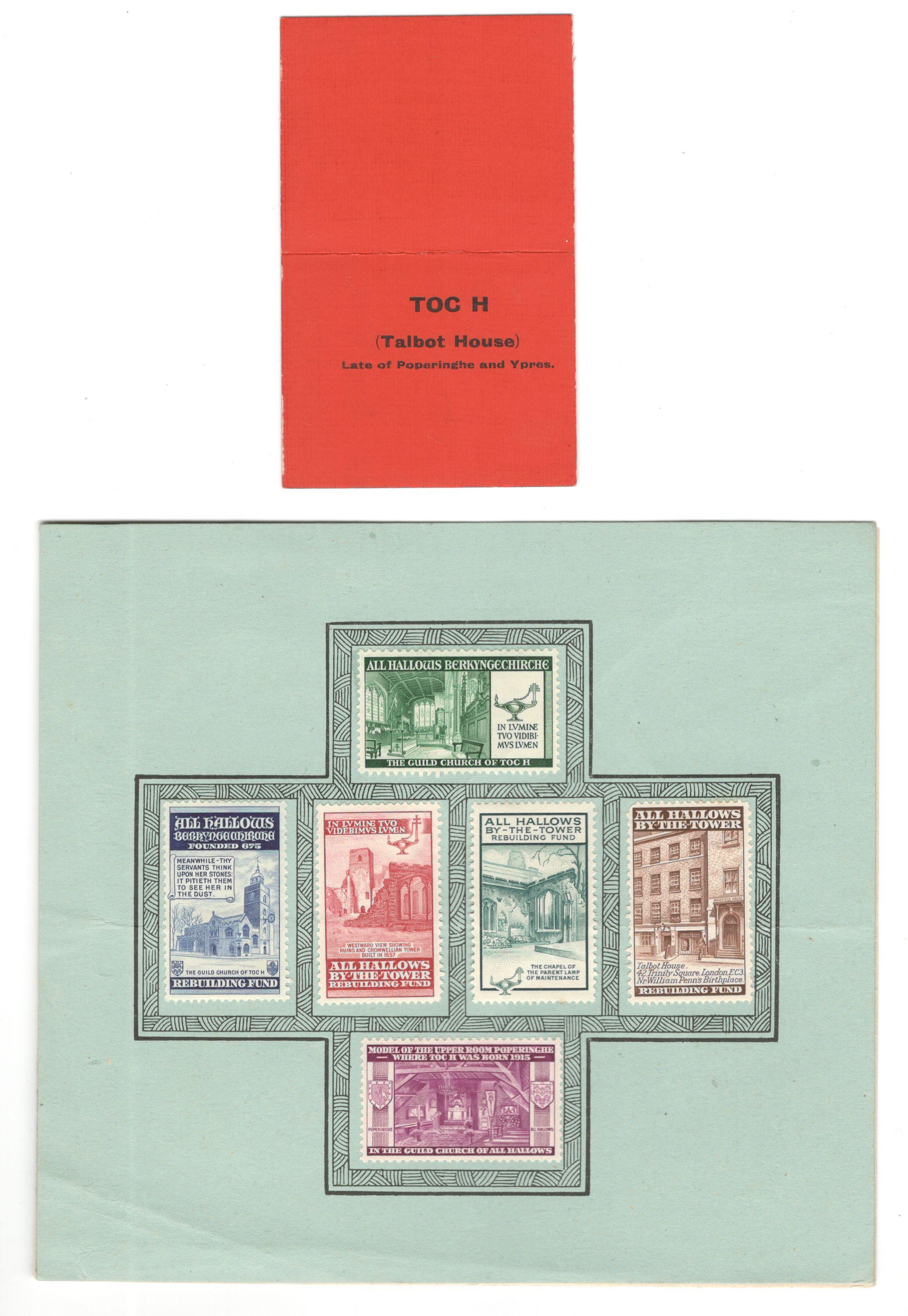 TALBOT HOUSE MEMBERS TICKET & SPECIAL SET OF STAMPS - Image 2 of 3