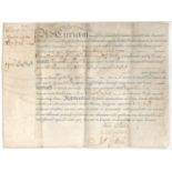 1723 MANUSCRIPT DOCUMENT