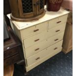 PAINTED CHEST OF DRAWERS