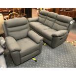 THREE SEATER RECLINER & ARMCAHIR