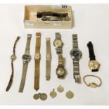 QTY OF WATCHES & OTHER VARIOUS ITEMS