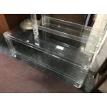 PERSPEX & GLASS COFFEE TABLE