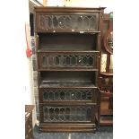 SIX TIER GLOBE WERNICKE BOOKCASE A/F