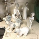 FIVE LLADRO FIGURES