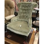 BUTTON BACK CHAIR