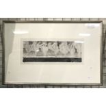 FRAMED JOHN COPLEY ETCHING ETCHING