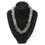 CRYSTAL & PEARL NECKLACE