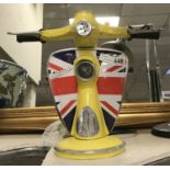 YELLOW VESPA LAMP