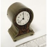 EARLY GUN METAL SMALL BRACKET CLOCK