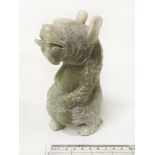 JADE FIGURE OF DOG