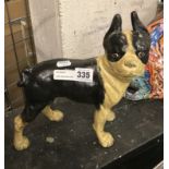 CAST IRON PUG DOG