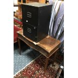 INLAID SERVER & FILING CABINET