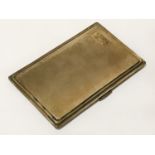 HM SILVER CIGARETTE CASE