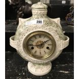 POTTERY CLOCK - 33CM