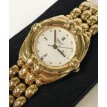 GSTAAD LADIES WRISTWATCH IN 18CT YELLOW GOLD - CASE MARK 5229 REF.328120-0002 IN ORIGINAL BOX WITH