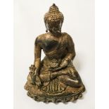 BRONZE SEATED BUDDHA