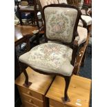 FRENCH STYLE BEDROOM CHAIR