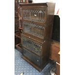 FOUR TIER GLOBE WERNICKE BOOKCASE