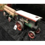 MAMOD TRACTION ENGINE LUMBER TRAILOR