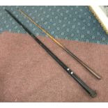 VINTAGE POOL CUE IN CASE