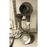 BRASS CANDLESTICK TELEPHONE