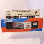 Tekno Scania R-Series Topline Curtainside Trailer - V.G. Mathers