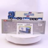 WSI Scania Streamline Topline 6x2 With Reefer Trailer - Rogan Blue Stream